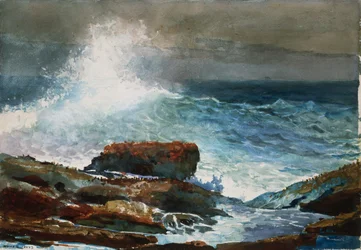 Marée montante, Scarboro, Maine
